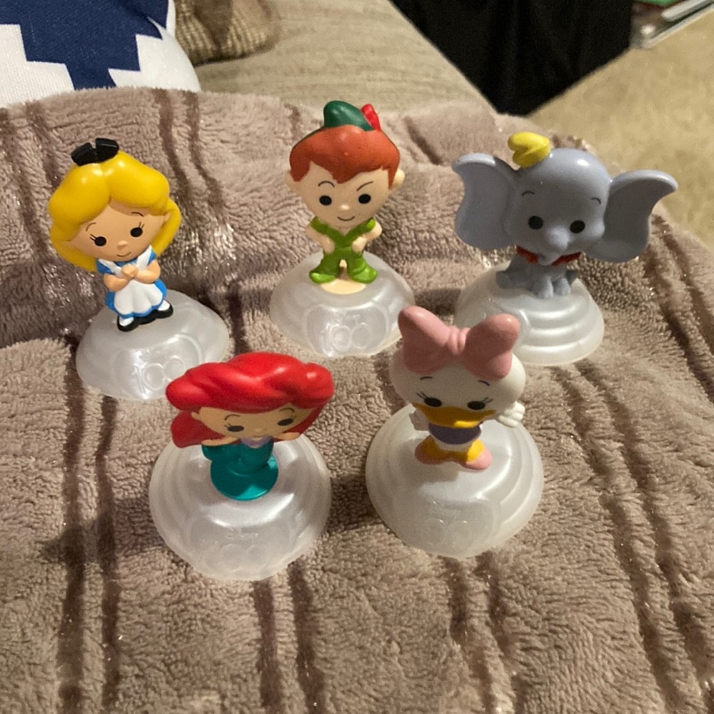 Disney Character Figurine Set - Multicolor